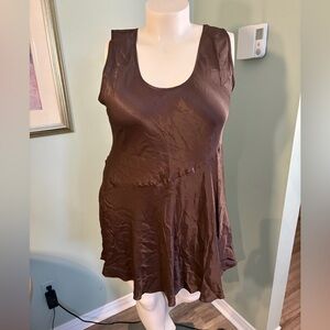 180. H&M Brown Sleeveless Dress